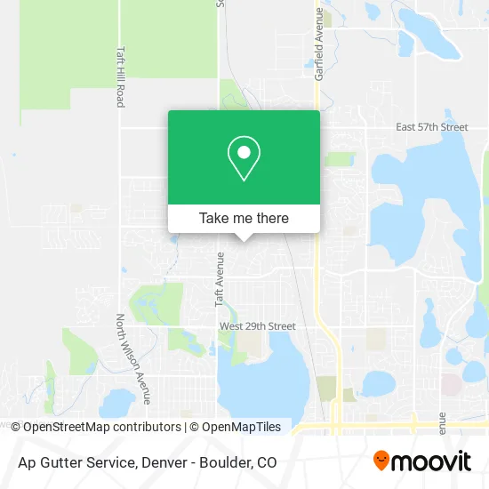 Ap Gutter Service map