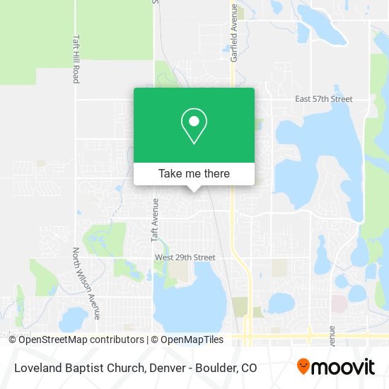 Mapa de Loveland Baptist Church
