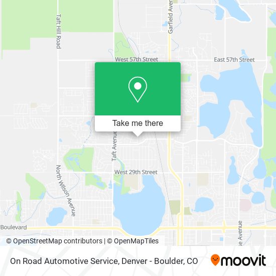 On Road Automotive Service map