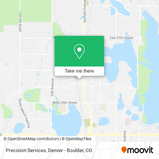 Precision Services map