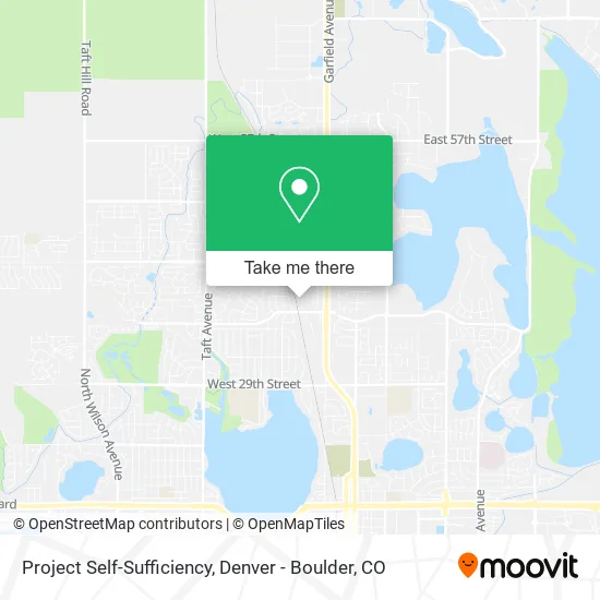 Project Self-Sufficiency map