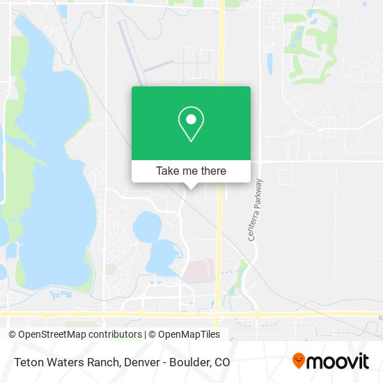 Mapa de Teton Waters Ranch