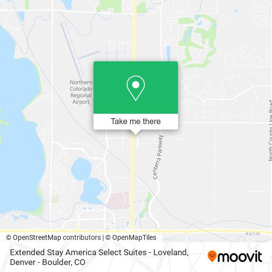 Extended Stay America Select Suites - Loveland map