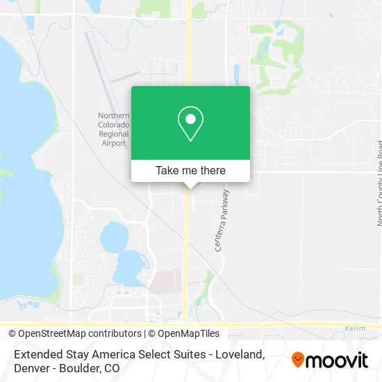 Extended Stay America Select Suites - Loveland map
