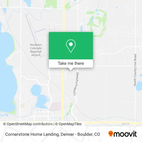 Cornerstone Home Lending map