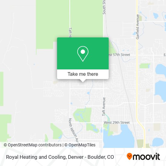 Royal Heating and Cooling map
