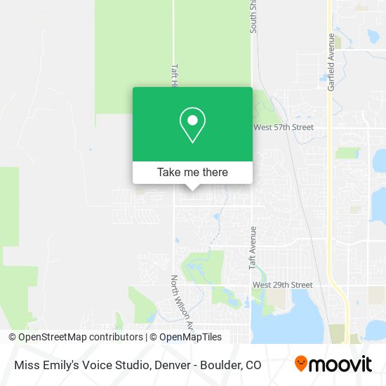 Miss Emily's Voice Studio map