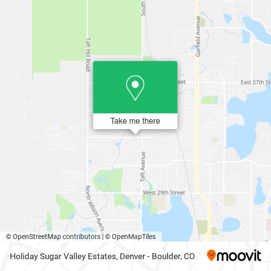 Holiday Sugar Valley Estates map