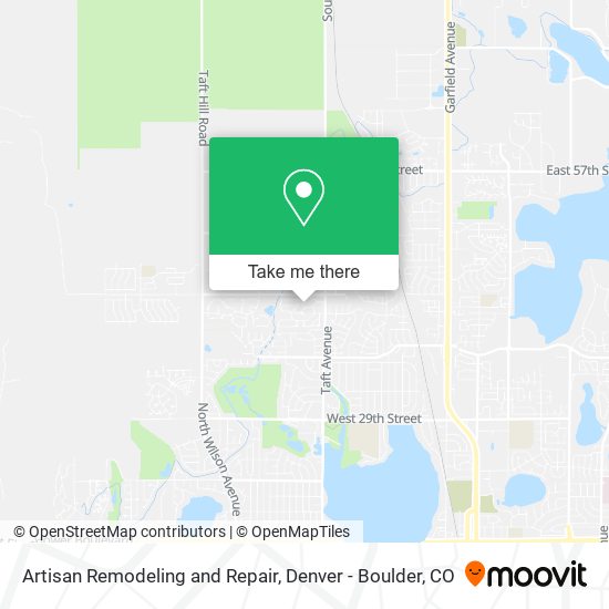 Artisan Remodeling and Repair map