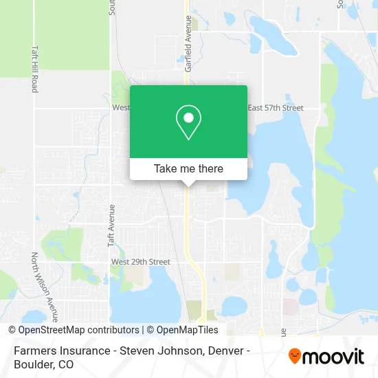 Farmers Insurance - Steven Johnson map