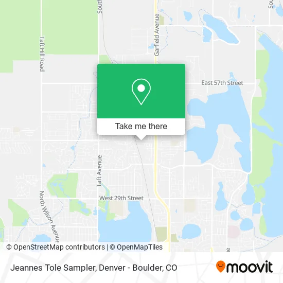 Jeannes Tole Sampler map