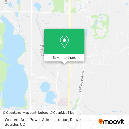 Western Area Power Administration map