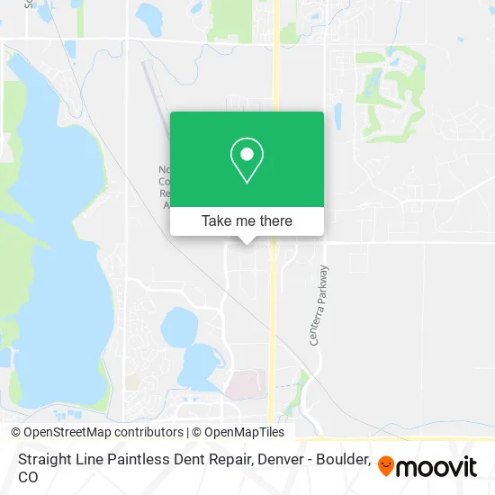 Straight Line Paintless Dent Repair map