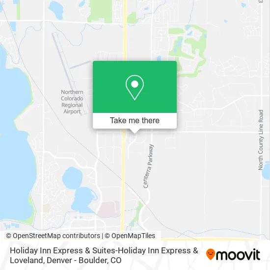 Holiday Inn Express & Suites-Holiday Inn Express & Loveland map