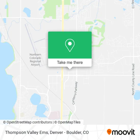 Thompson Valley Ems map