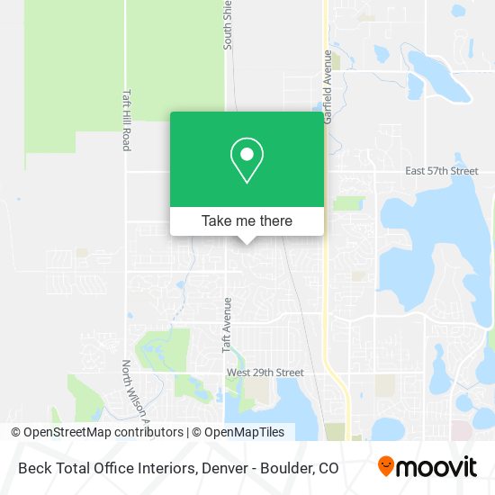 Beck Total Office Interiors map