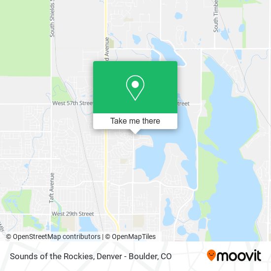 Sounds of the Rockies map