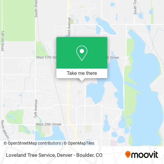 Loveland Tree Service map