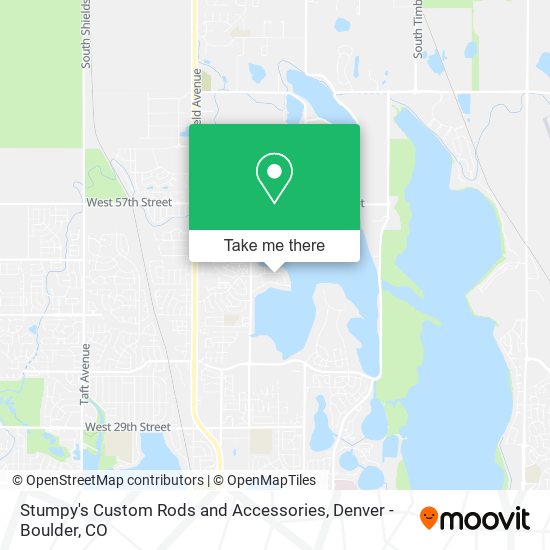 Mapa de Stumpy's Custom Rods and Accessories