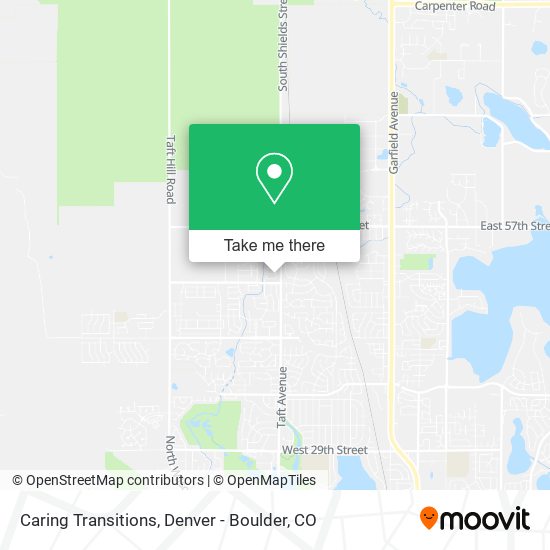 Caring Transitions map
