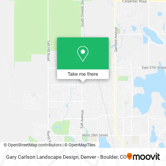 Gary Carlson Landscape Design map