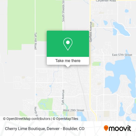 Mapa de Cherry Lime Boutique
