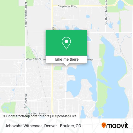 Jehovah's Witnesses map