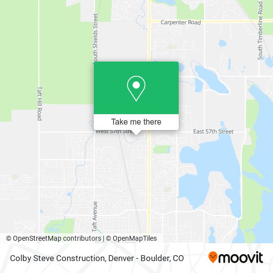 Colby Steve Construction map