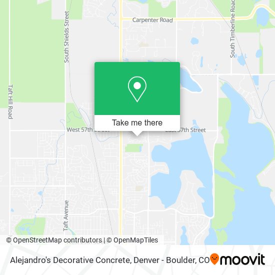 Mapa de Alejandro's Decorative Concrete