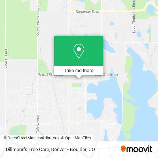 Dillmann's Tree Care map