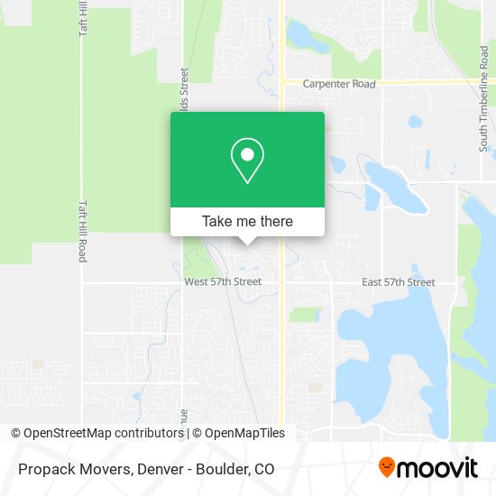Propack Movers map