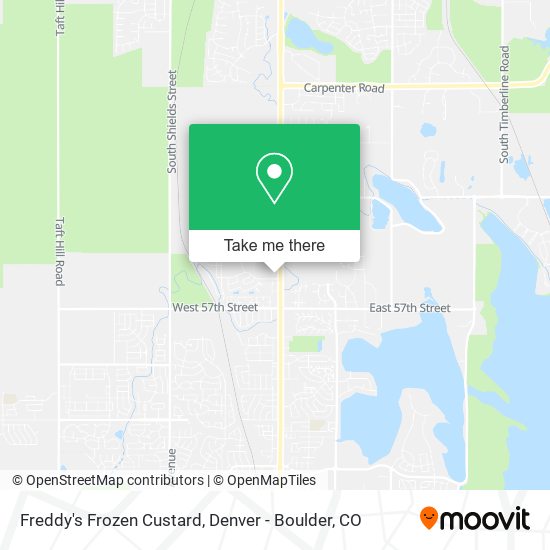 Mapa de Freddy's Frozen Custard