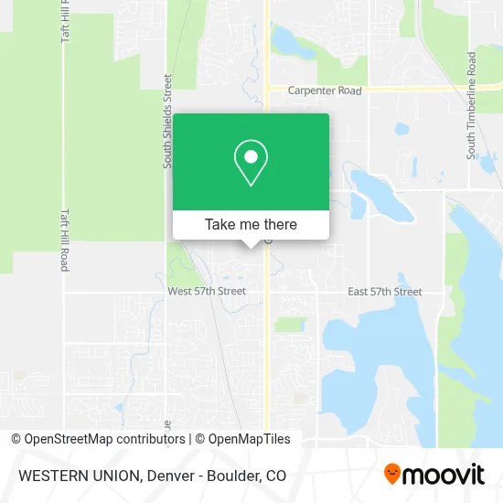 WESTERN UNION map