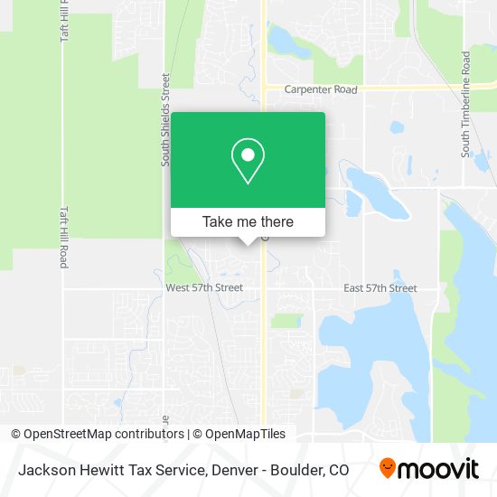 Mapa de Jackson Hewitt Tax Service