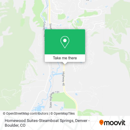 Mapa de Homewood Suites-Steamboat Springs