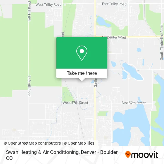 Swan Heating & Air Conditioning map