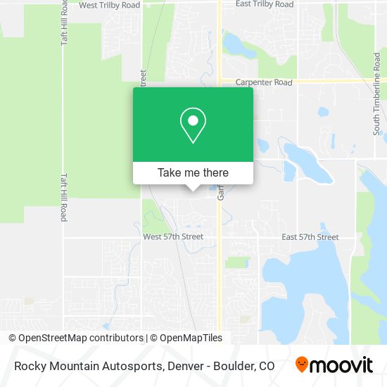 Rocky Mountain Autosports map
