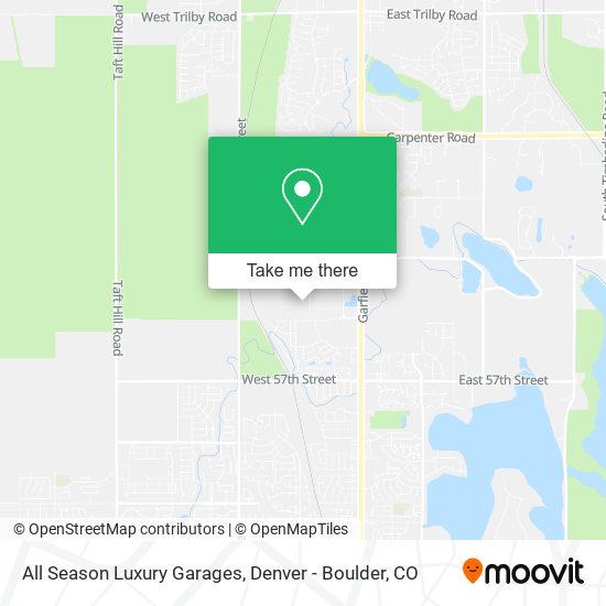 All Season Luxury Garages map