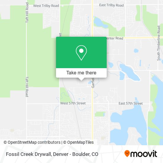 Fossil Creek Drywall map
