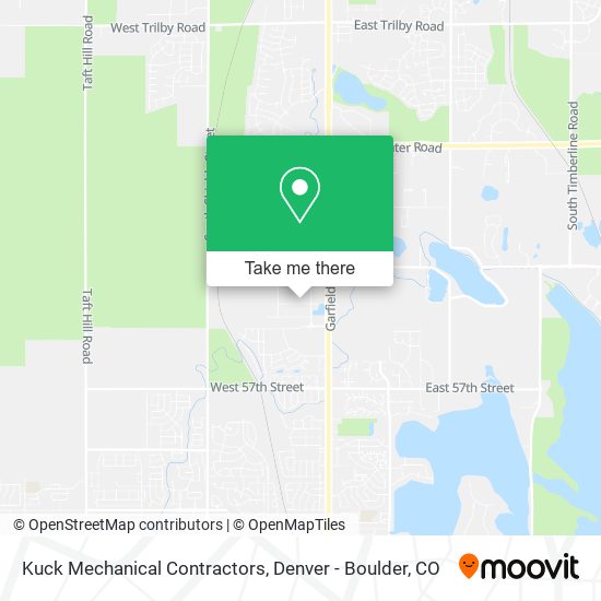Mapa de Kuck Mechanical Contractors