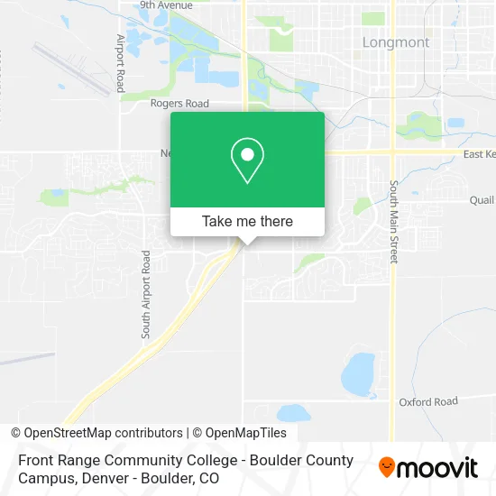 Mapa de Front Range Community College - Boulder County Campus