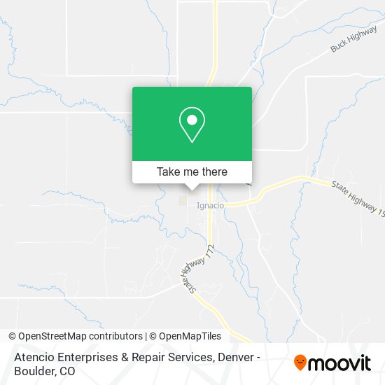 Atencio Enterprises & Repair Services map