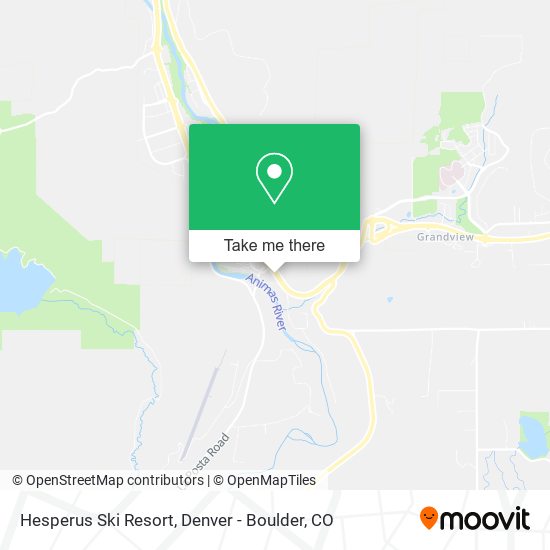Hesperus Ski Resort map