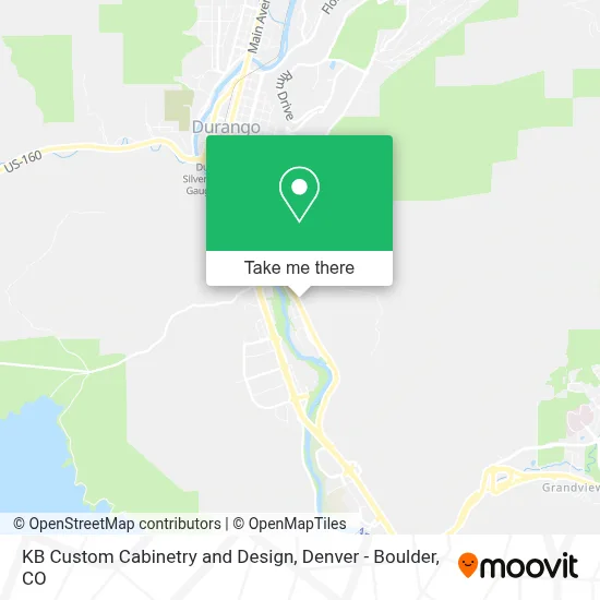 KB Custom Cabinetry and Design map