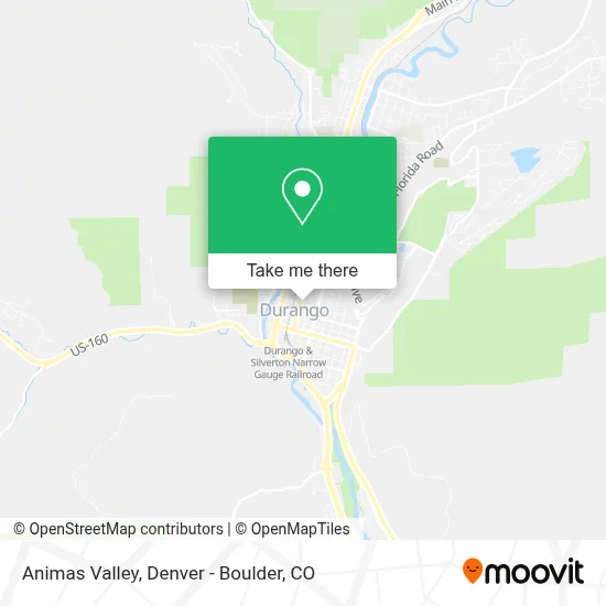 Animas Valley map