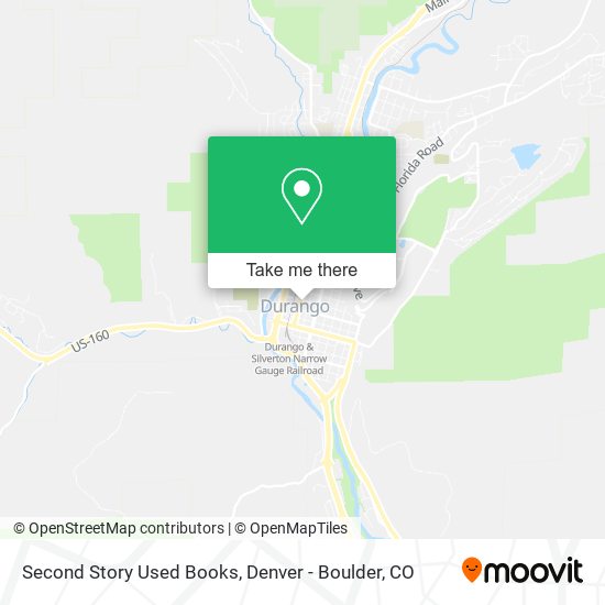 Mapa de Second Story Used Books