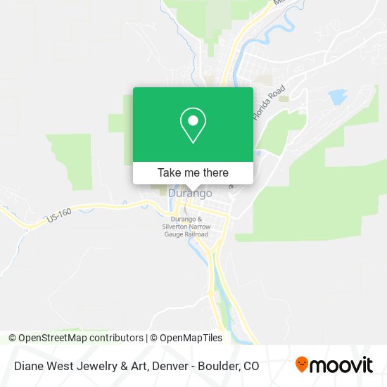 Mapa de Diane West Jewelry & Art