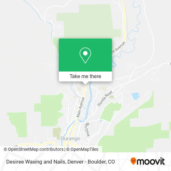Desiree Waxing and Nails map