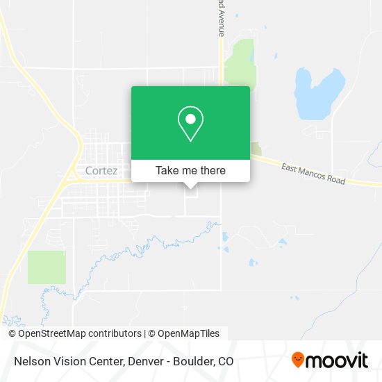 Nelson Vision Center map