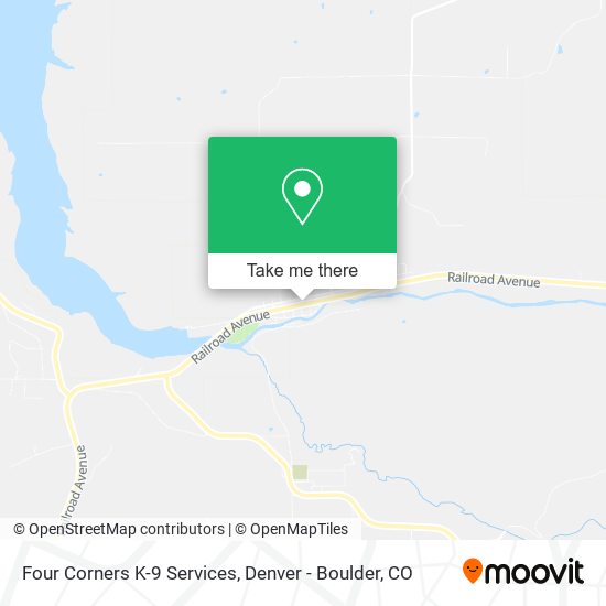 Four Corners K-9 Services map